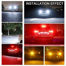 4pcs LED Reversing Light, Brake Light, Turn Signal & Stop Lamp - 1156 BA15S, 1157 BAY15D, 12COB - High Quality, Easy Installation, 4300K/6000K Color Temperature, 36V Power, No Battery Needed, Car Lights - 4Pcs - View 5