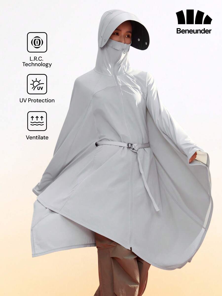 Chaqueta de protección solar anti-UV Hydrosilver Shell para mujer Beneunder MP800 - Gris - Ver 1