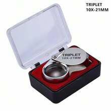 10-30X Pocket Loupe Magnifier Jewelry Magnifying Glass Foldable Diamond Lupa Triplet Jewelers Eye Glass Tool Reading Magnifier - Magnifier - View 13