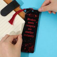 2pcs Racing Themed Bookmarks, Black And Red Street Style Car Culture Bookmarks, Creative And Personalized Car Enthusiasts Gifts, Retro Mechanical Style Reading Bookmarks, Suitable For Novels, Books, Notebooks, Collection And Decoration. - Color - View 8