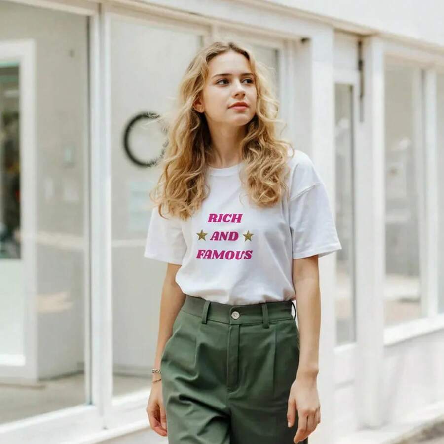 Women T-Shirts - 白色 - 查看 1