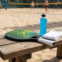 Beach Tennis Racket With Storage Bag, Lightweight Anti-Slip Handle Beach Tennis Racket, Suitable For Adult Beginners Outdoor Beach Sports Training - Multicolor - View 7