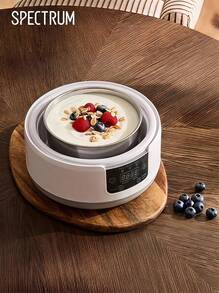 Automatic Yogurt Maker Machine, Digital Control Yogurt Fermenter For Yogurt, Rice Wine, Natto, Household Kitchen Fermentation Appliance, EU Plug - View 1