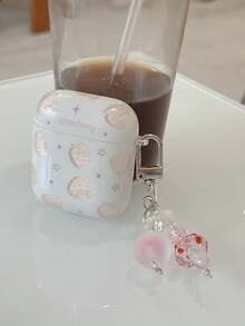 Fresh Pink Strawberry Protective Case Compatible With Apple 4, Pro 3, 1/2/3, Bluetooth Earphone Cover, IPod Case - Baby Pink - View 5