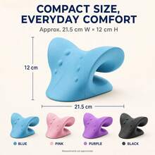 1pc Trigger Point Neck Relaxation Stretcher, Ergonomic Cervical Support Tool, Portable Neck & Shoulder Relief Device, For Indoor Use - A - View 6