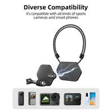 TELESIN 360° Magnetic Chest Mount Neck Strap For Go Pro Max Hero 13 12 11 10 9 X5 X4 Ace Pro Magnet Body Mounts Necklace Lanyard For D J I Action 5 Pocket 3 4 - View 10