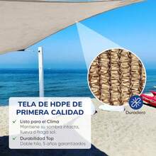 Shade Cloths, Tarps & Canopies - Beige - View 5