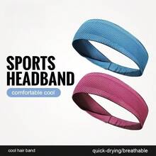 This Cooling Headband Uses Cooling Fiber Technology, Is Breathable, Quick-Drying, Moisture-Wicking And Elastic, Suitable For Running, Gym Workouts, Yoga, Unisex Fitness Activities And Outdoor Activities. - Multicolor - View 9