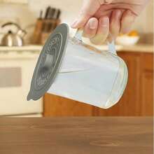 Tapa de silicona para taza - Tapa universal a prueba de polvo, apta para tazas, tazas de té, tazas de vidrio - Estilo nórdico en gris, amarillo, negro, blanco y talla grande - Apta para oficina, hogar, escuela, uso en cocina - Regalo perfecto para familia, colegas, amigos - Opción ideal para uso diario - Multicolor - Ver 10