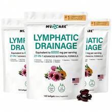 MVPCARE Drenaje Linfático 6000mg – 27 en 1, 120 Cápsulas. Alivia el edema y la fatiga, activa el metabolismo y mejora la circulación linfática. Suplemento integral para tu bienestar diario. - Paquete de tres piezas - Ver 12