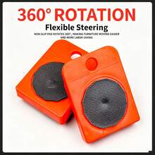 14pcs Set Furniture Mover Tool, Multi-Function Heavy Duty Moving Tool With Rollers For Moving Bed And Heavy Furniture - Multicolor - View 5