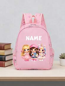1pc Back To School Personalized Customized Backpack, Casual Cute K-Pop Music Idol Theme Print, Zipper Closure Nylon Material, Adjustable Shoulder Straps, Hand-Carry, Suitable For School, Commute, Shopping, Daily Use. Birthday Gift. - Multicolor - View 10