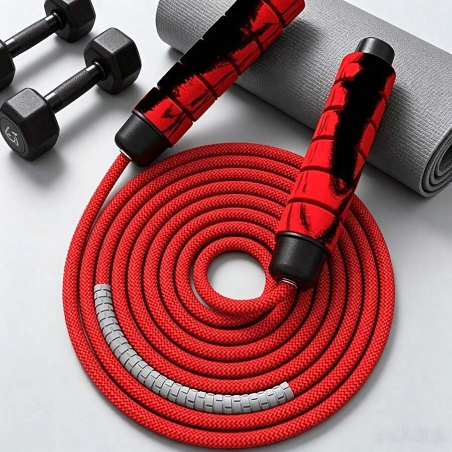Fitness Jump Rope, Helps With Weight Loss And Fat Burning, Made Of Durable Materials, Effectively Exercises The Body, Especially Suitable For People Who Pursue Quality - Multicolor - View 1