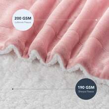 Bed Blankets & Towel Blankets - Pink - View 3