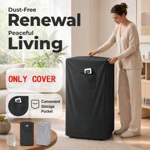 可攜式冷氣機防塵罩－通用防水牛津布防塵罩，適用於居家/辦公室移動式冷氣機，防塵、防刮、防潮 - 全覆蓋的 - 查看 1