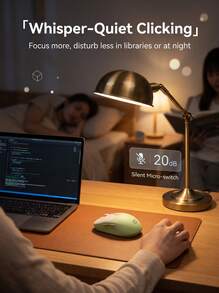 EWEADN Q5 Bluetooth 2.4G Dual-Mode Silent Wireless Mouse 500mAh 2400DPI Lightweight Portable Office Mouse With Visible Battery Indicator Suitable For Laptop/PC/MAC - View 2