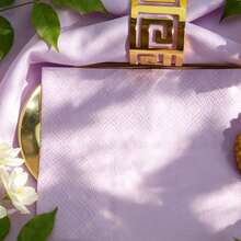 Serviette carrée violet clair, 2 épaisseurs, 12,5 x 12,5 cm, serviette de cocktail jetable, serviette de fête lilas, serviette de boisson et de dessert premium, pour mariage, fêtes, dîner d'anniversaire - Voir 2