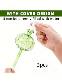 1pc/3pcs/5pcs Slow Release Plant Watering System, Multi-Purpose Indoor/Outdoor Gardening Tool, No Electricity Required, Elegant Self-Watering Decor, Stable Slow Drip Design For Even Plant Watering - Multicolor - View 17