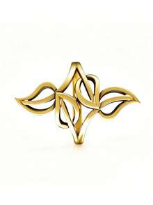 1pc Elegant Ring Women Wedding Engagement Party Jewelry Valentine's Day Gift - Yellow Gold - View 2