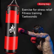 Hanging Punching Bag Set For Adults, Hollow Thickened Boxing Punching Bag, Taekwondo Martial Arts Fitness Equipment, Training Sandbag For Teenagers - Multicolor - View 1