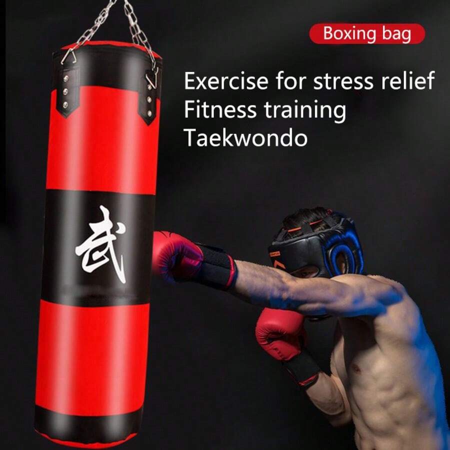 Hanging Punching Bag Set For Adults, Hollow Thickened Boxing Punching Bag, Taekwondo Martial Arts Fitness Equipment, Training Sandbag For Teenagers - Multicolor - View 1