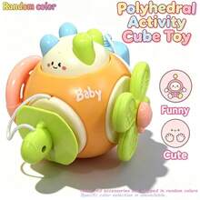 6-In-1 Baby Multifunctional Activity Busy Cube, Upgraded Compact Toy, Multiple Play Ways Boost Sensory & Fine Motor Skills,Random Color, Perfect ThanksGiving Christmas Halloween All Festival Vacation Birthday Gift - Multicolor - View 3