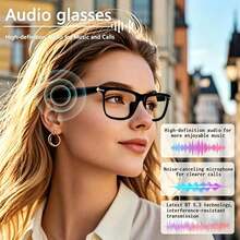 AI Smart Glasses, New Unisex Multifunctional Audio Glasses, Supports 160+ Languages Real-Time Translation And Video Translation, Powered By Chat GPT System, Built-In Microphone And Speaker, High-Definition Calls And Hi-Fi Music - View 8