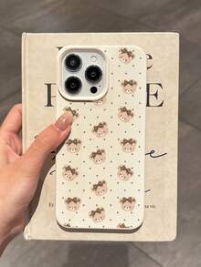1pc Minimalist Premium Style Simulated Tiger Skin Texture Pattern Large Hole Leather Texture Full Coverage Soft Phone Case Compatible With IPhone 11/12/13/14/15/16/17 Pro Max - Multicolor - View 3
