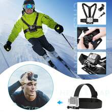 2/4/9/50pcs Head + Chest Mount Bracket, Adjustable Phone Camera Mount Strap For POV Vlogging, Suitable For Phone, Action Camera, Live Streaming Accessories, For Travel, Cycling, Skateboarding And Other Recording Scenarios - View 12