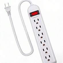 Simple Electric Plug For Home And Office - White - View 5
