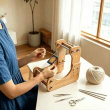 1pc Beaded Weaving Loom, Multi-Functional Beaded Weaving Tool, Suitable For Bracelet And Jewelry Creation, Easy To Use, Perfect For Creating Patterns And Gifts, DIY Jewelry Making Tool, Suitable For Bracelets, Necklaces And Belts - Multicolor - View 4