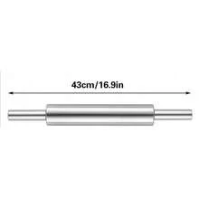 Heavy Duty Stainless Steel Rolling Pin - Non-Slip Grip, Round End Design For Baking, Suitable For Pastries, Cookies, Pasta - Commercial And Home Kitchen Use - Easy To Clean And Rust-Resistant - Great For Christmas, Halloween, Thanksgiving, Easter And Other Holidays - Ideal Gift For Home Baking Enthusiasts, Stylish Cylindrical Design, Durable Kitchen Tool, Pasta Rolling, Cookie Baking, Professional Grade Roller, Cylindrical Design, Rust-Resistant Material, Baking Roller, Pastry Rolling Pin, Baking Enthusiasts - Multicolor - View 16