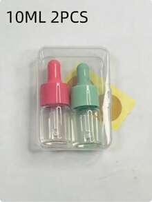 1 Set Isi 5 Botol Pipet Kaca, Kapasitas 5ml, 10ml, 15ml, dan 20ml, Botol Kosong untuk Minyak Esensial, Serum, Obat Tetes Mata, Dapat Diisi Ulang, Perlengkapan Perjalanan - MultiWarna - View 26