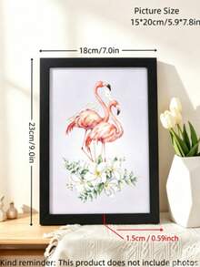 1pc Black Picture Frame, Beautify Your Precious Memories With This Versatile Black Picture Frame - Perfect For Wall Or Desktop Decor! It Can Be Hung On The Wall Or Placed On The Desk, Available In Multiple Sizes Suitable For 11x14 8x10 6X8 5x7 4x6 Inch Photo Paper - Black - View 15