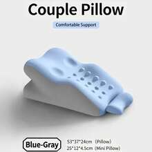 1pc Wedge Pillow, Multi-Functional Ergonomic Lumbar Back Leg Support Pillow, Equipped With Adjustable Detachable Headrest, With Multiple Massage Contact Points; Slanted Triangle Design Fits Body Shape, Suitable For Bed Prone Resting, Reading, Relieving Cervical Spine, Elevating Legs To Improve Varicose Veins, Home Use - 1PC - View 12