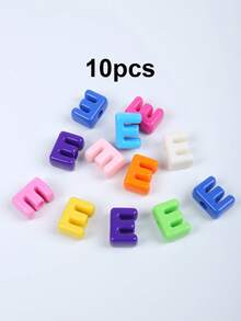 Randomly Mix 10/50/100pcs Acrylic Letter Beads For Jewelry Making Supplies, Colorful Big Alphabet Charm For DIY Bracelet Necklace Craft Bead - Colorful Letter Beads - View 11