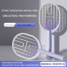 OBOVAY USB Rechargeable 2-In-1 Mosquito Killer Lamp, Electric Fly Zapper & Insect Repeller, 1800mAh - Multicolor - View 5