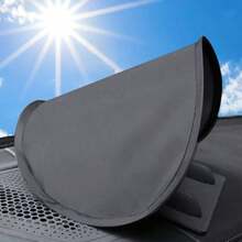 1pc Foldable Car Dashboard Sun Shade, Phone Sun Visor Protector,Effectively Blocks Sunlight, Easy To Install, High-Quality Material, Practical For Summer Driving, Suitable For Travel And Camping - A - View 5