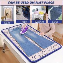 1pc Portable Foldable Heat-Resistant Ironing Pad - Non-Slip PP Material, Multi-Surface Applicable, Space-Saving Foldable Ironing Board Alternative, Travel & Outdoor Design, With Door-Hanging Iron Rack, Suitable For Travel, Home, Dorm, Apartment, Hotel - Multicolor - View 5