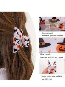 7pcs/Set Halloween Wizard Sword Hair Clips, Unique Design, Suitable For Halloween Party And Cosplay Events - Multicolor - View 3