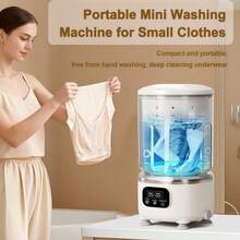 Portable Fully Automatic Washing Machine, USB Rechargeable, Suitable For Business Travel, Home, RV Use, Can Wash Underwear And Socks. Includes Washing Machine, Cleaning Tools, Blender, Garment Cleaner (RV Mini Washer) - Multicolor - View 12