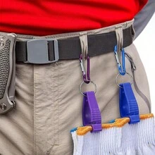 1pc Glove Clip Holder, Work Safety Glove Clip Gripper, Anti-Lost Glove Clip, Suitable For Professional Work And Industrial Use - One Size - View 3