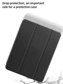 DANYCASE 带笔槽保护套，兼容 iPad A16 2025、Air 11/13 英寸、M2/M3、Pro 11/13 英寸、M4 2024、Air 5/4 10.9 英寸、Air 3 10.5 英寸、第九代/第八代/第七代 10.2 英寸、第五代/第六代 9.7 英寸、Mini 6 - 黑色 - 查看 9