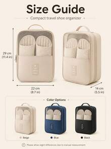 Travel Essential Waterproof Portable Handle Shoe Storage Bag, Luggage Organizer For Business Trips. Large Capacity Visible Breathable Mesh Design, Waterproof Dust-Proof Travel Storage Bag/Shoe Storage Bag. - Multicolor - View 10