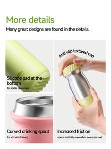 Beneunder Lightweight Portable Outdoor Thermos LC131 - Yellow - View 5