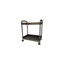 4-Tier Rolling Storage Cart, Heavy Duty Storage Rack (No Wood), Office Use, Compact Storage Rack, With Top/Bottom Shelves, Easy To Assemble, Multi-Functional Cart - Multicolor - View 13