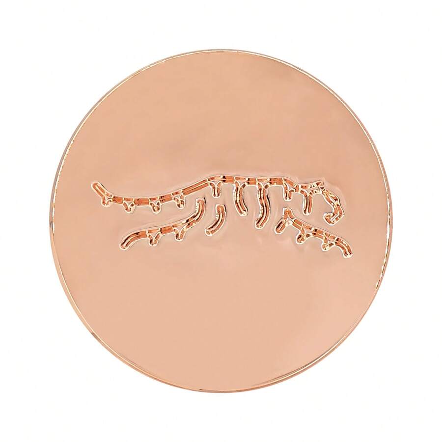 1PC Tiger Silhouette Pattern Golf Hat Clip, Golf Ball Marker Hat Clip With Circular Graphic, Fits Most Golf Hats - Multicolor - View 1