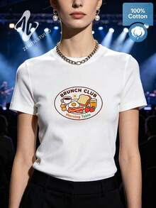 Women T-Shirts - 白色 - 查看 1