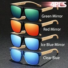 WSZ 4pcs Classic Retro Unisex Fashion Hollow Square Frame Glasses, Suitable For Driving, Fishing, Travel, Tropical Beach Vacation - 4PCS F70 - View 14
