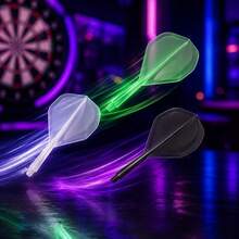 3pcs Dart Accessories Set, High-End POM Plastic Darts, 70% Transparency, 2BA Threaded Integrated Design, Lightweight Flexible Durable, Improve Flight Stability And Accuracy, Suitable For Daily Entertainment, Competition, Holiday Gift - Multicolor - View 3